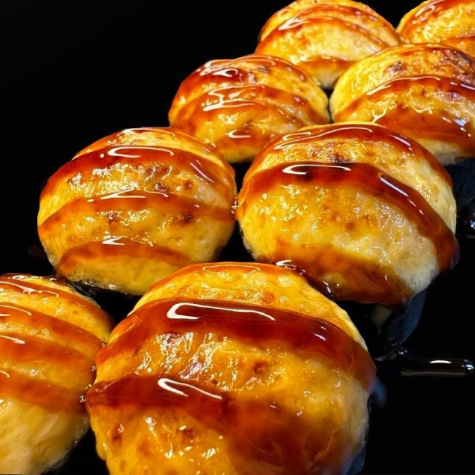 Нори запеченный с креветкой
