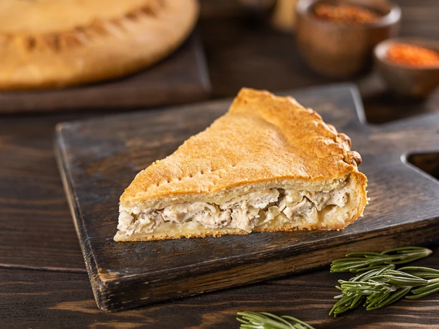 ПИРОГ С ИНДЕЙКОЙ И КАРТОФЕЛЕМ