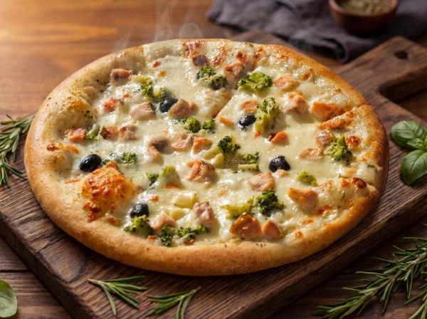 ПИЦЦА С КРАСНОЙ РЫБОЙ