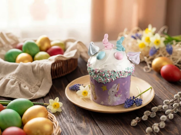 КУЛИЧ "ЗАЙКИ" ПРЕМИУМ 500 ГР