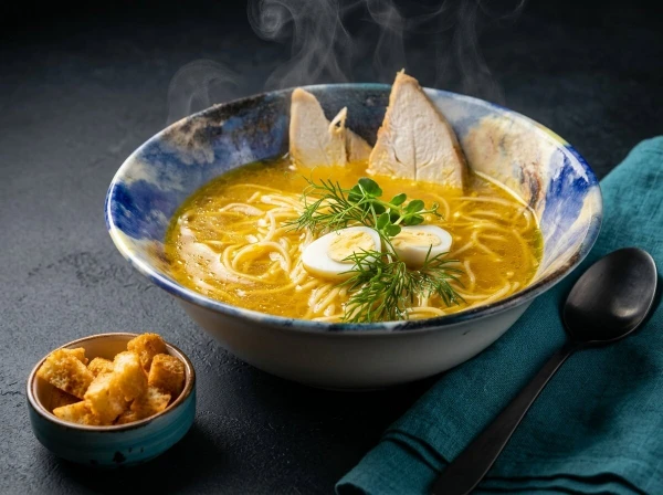 Суп лапша с курицей  