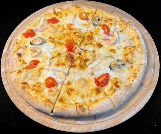 Пицца Том Ям с морепродуктами
