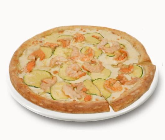 С цукини и креветками