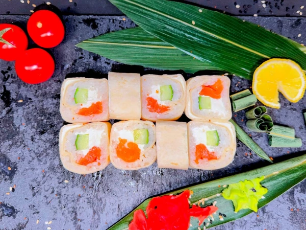 Тортилья ролл лосось