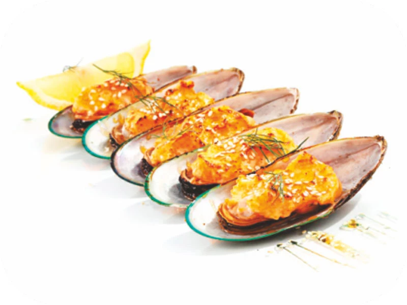Мидии запечённые