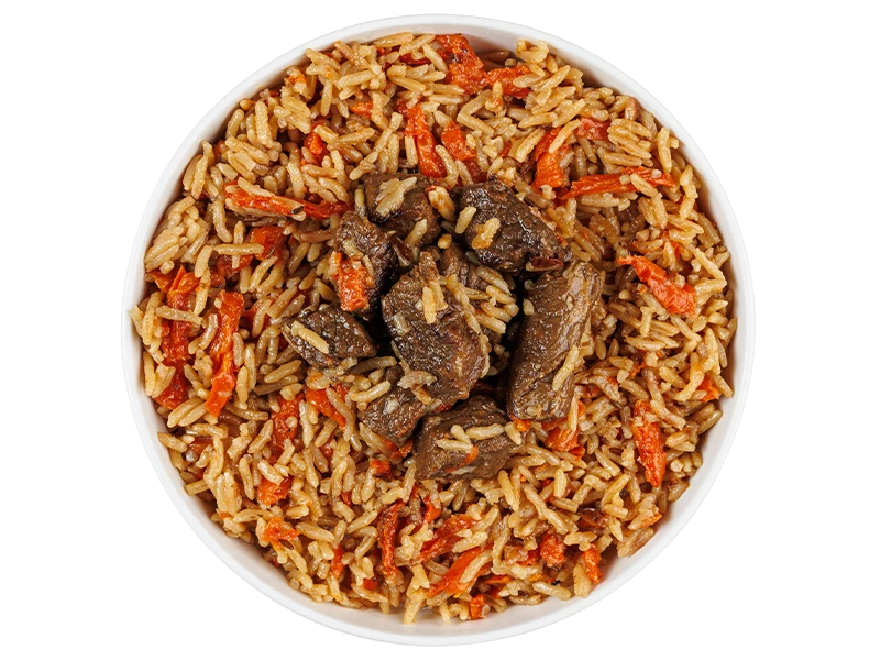 Плов с говядиной