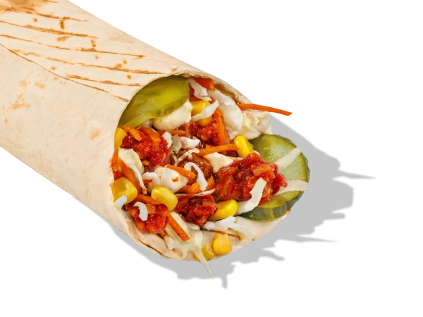 Наедастер в лаваше с кукурузой