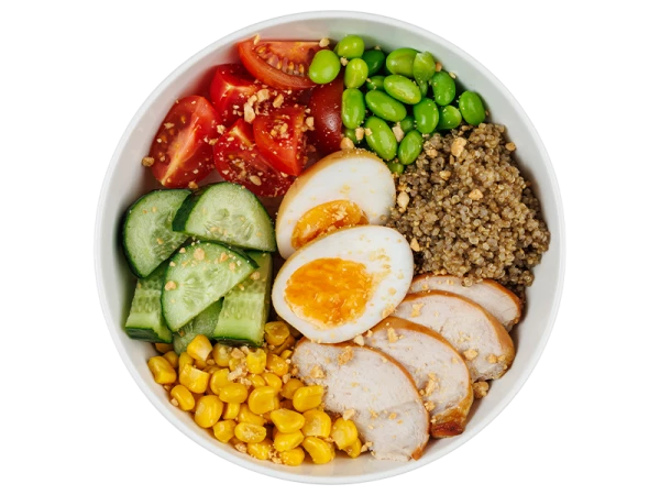 Боул с киноа и курицей