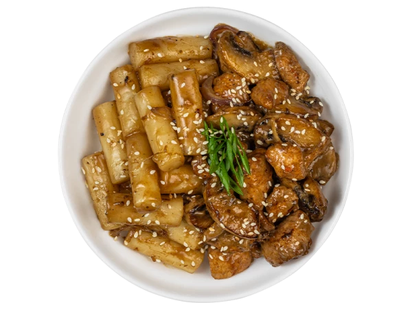 Токпокки Курица Грибы