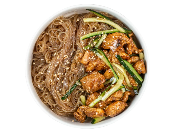 WOK Фунчоза по - корейски с курицей