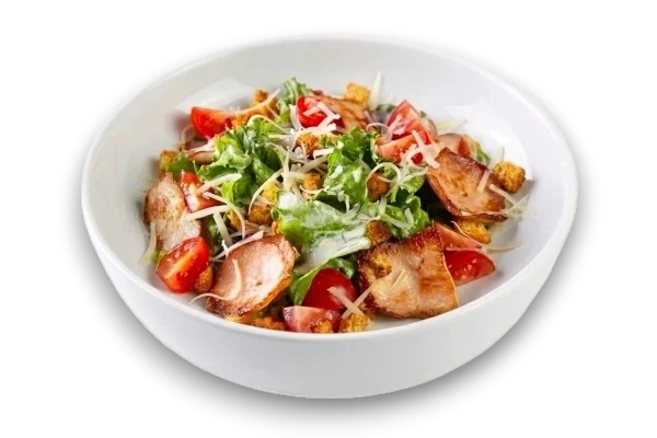 Салат цезарь с курицей