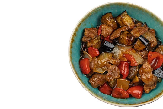 Д Баклажаны с мясом