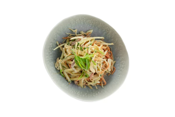 Салат с кальмаром