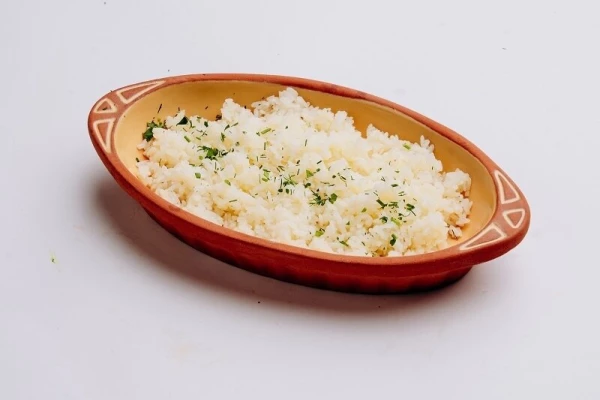 Рис с маслом и зеленью