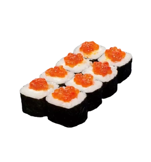 Ролл с сыром и икрой