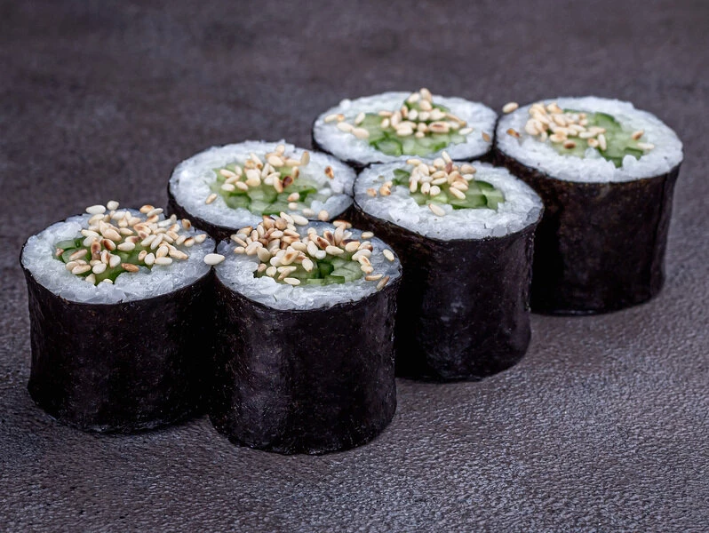 Миниролл с огурцом (6 шт)