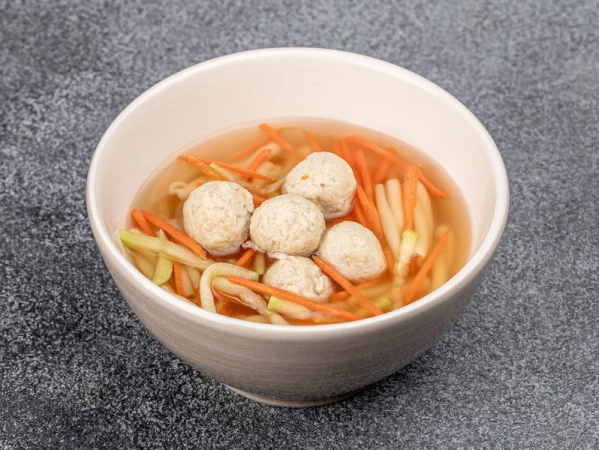 Супчик куриный с фрикадельками