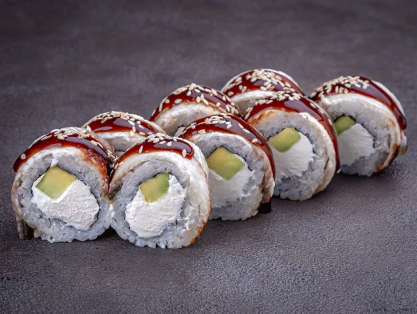 Ролл "Филадельфия" с угрем (8 шт)