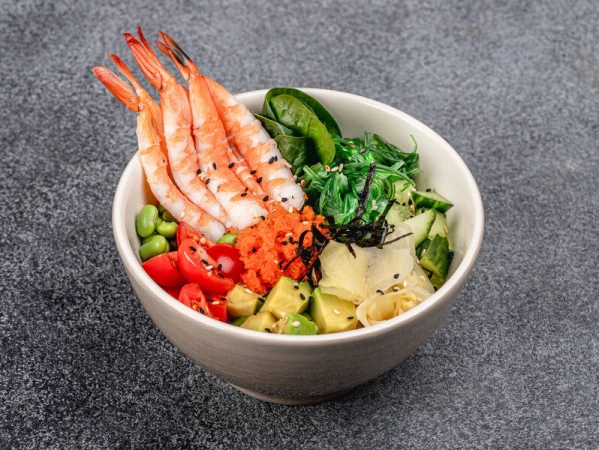 Поке с креветкой