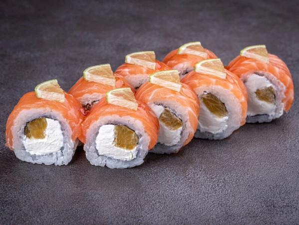 Ролл "Филадельфия фрэш" с апельсином (8 шт)