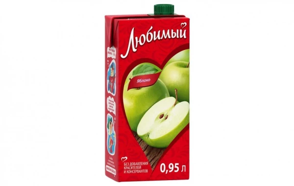 Любимый.0.95л.Яблоко