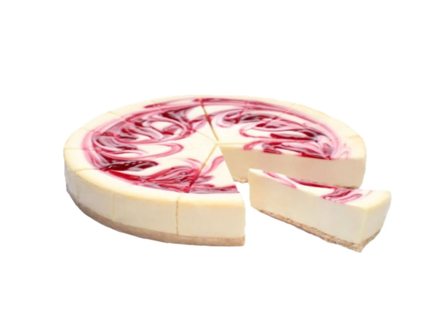 Чизкейк с малиной