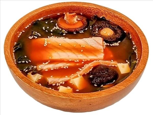 Мисо суп с лососем