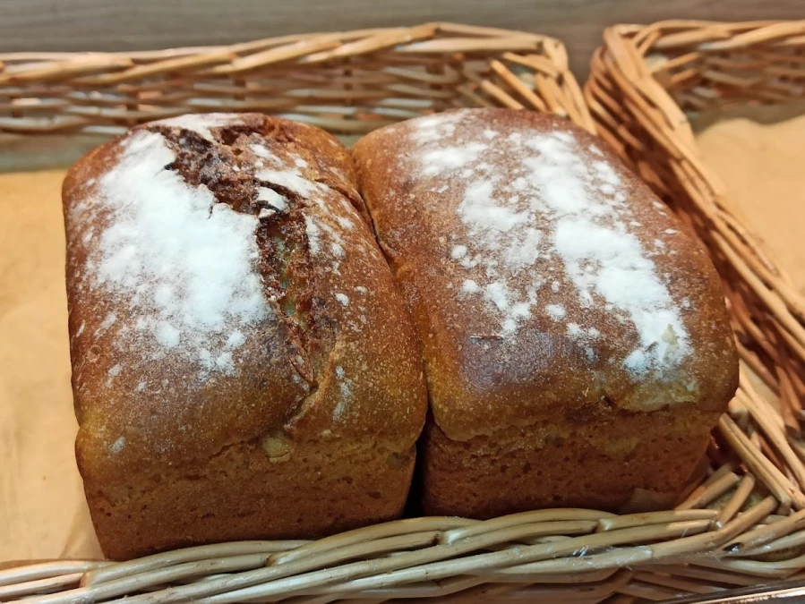 Формовой хлеб без дрожжевой пшеничный