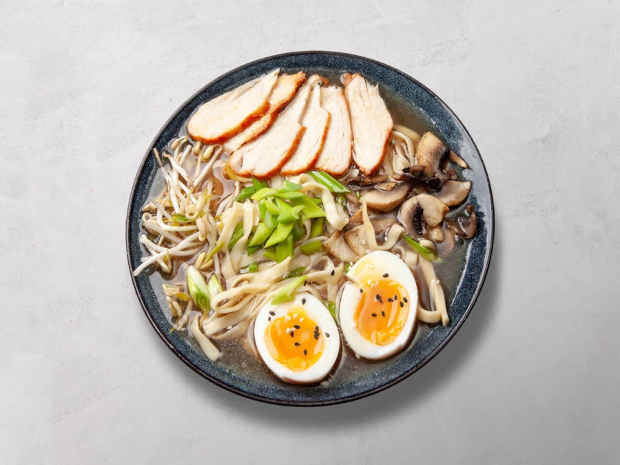 Рамен с курицей