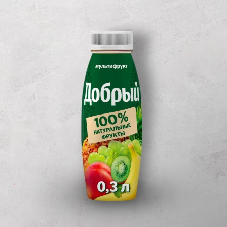 Сок Добрый мультифрукт 0.3 л