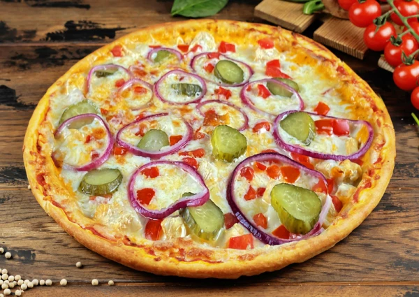 Пицца Бургер с курочкой L