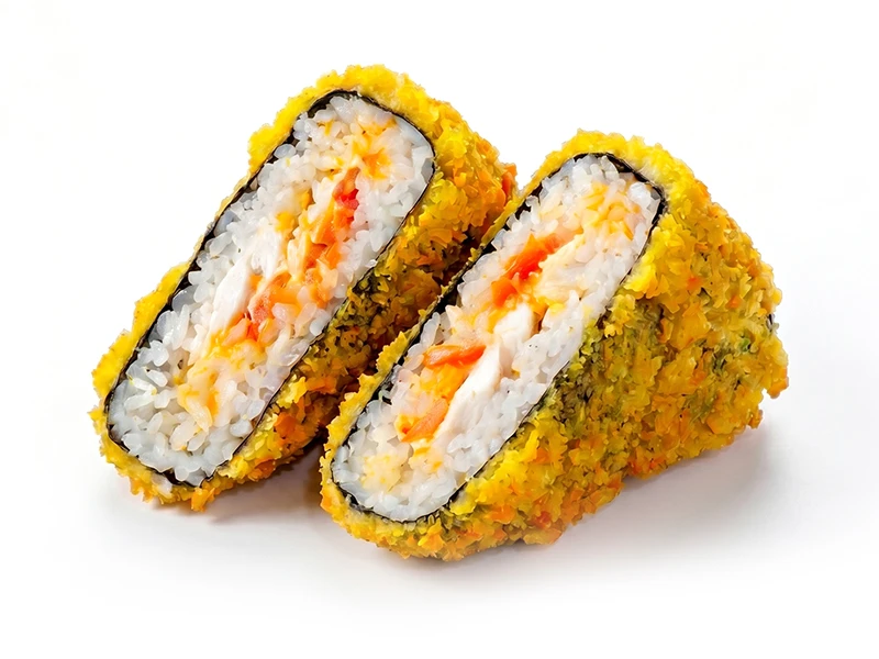 Онигири с курицей темпура