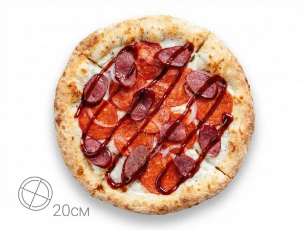 Пицца 20см Колбаски Чоризо