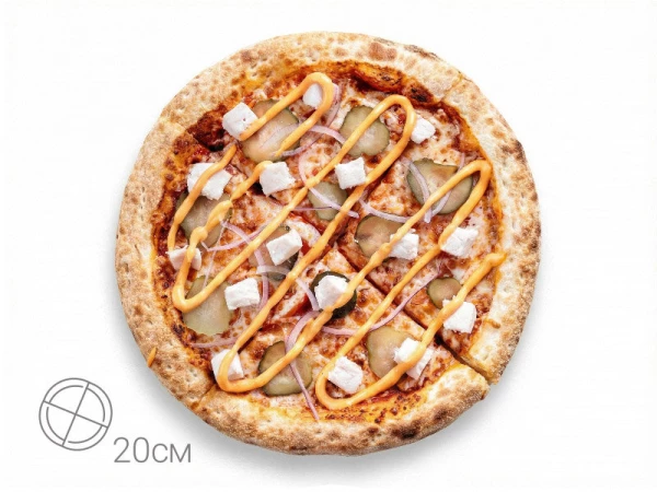 Пицца 20см Чикен Бургер