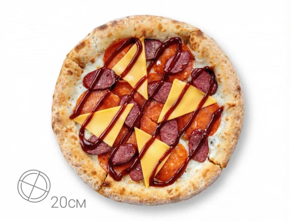 Пицца 20см Чеддер Барбекю