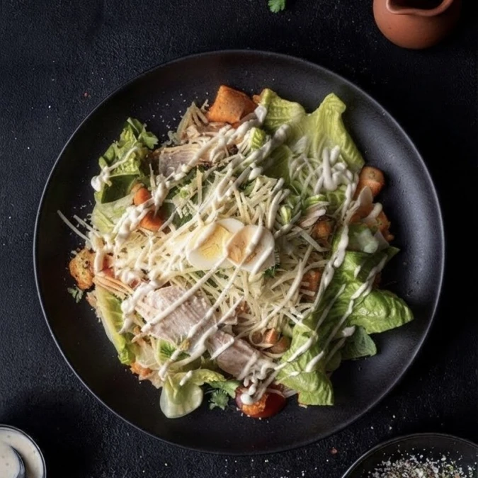 Салат Цезарь с курицей 