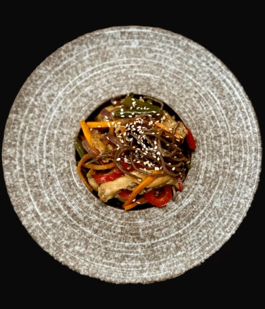 Лапша с курицей  