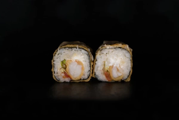 Темпура Цезарь ролл с креветкой