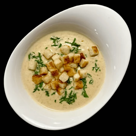 Крем-суп с лососем 