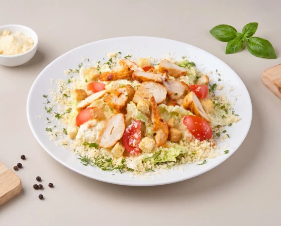 Салат цезарь с курицей