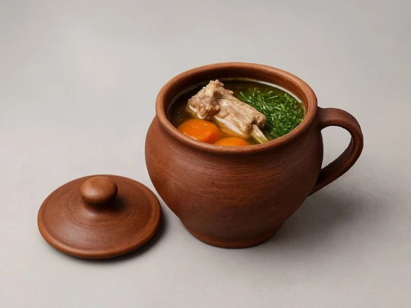 Куза шурпа(в горшочке)