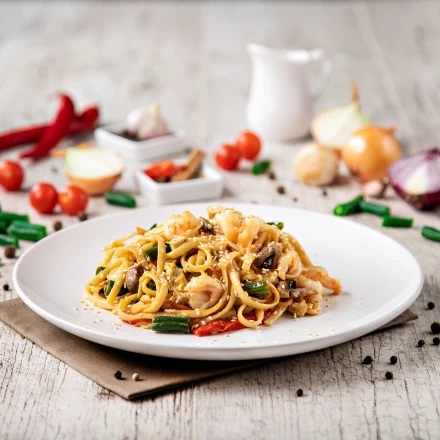 Удон " Много креветок "