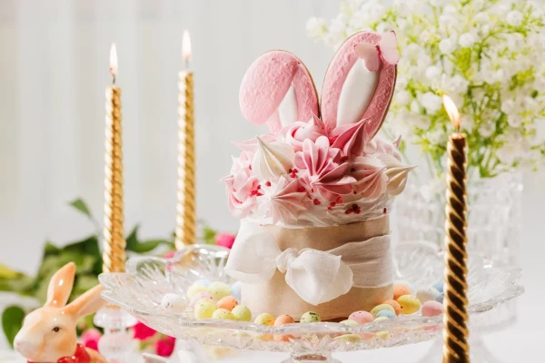 Пасхальный кулич "Зайчик"