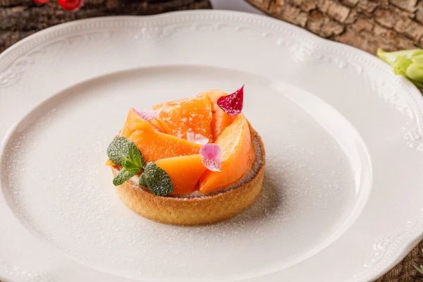 Тарт с хурмой