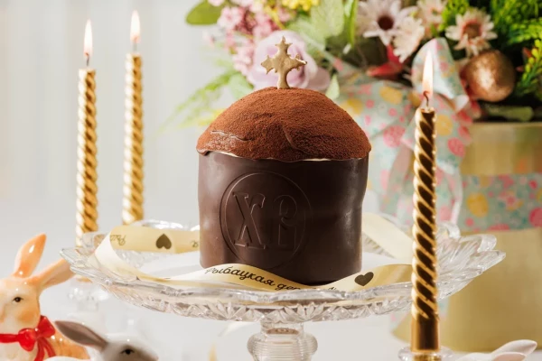 Пасхальный кулич  "Тирамису"