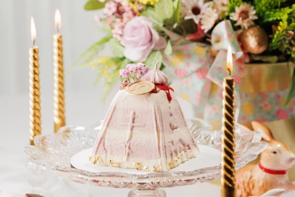 Творожная пасха "Ваниль-малина"