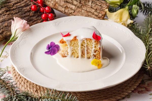 Шарлотка с яблоками