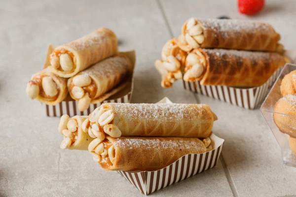 Набор из 5 трубочек со сгущенкой