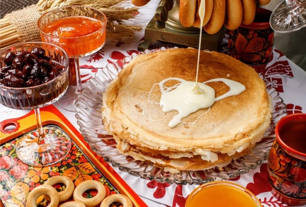 Ассорти деревенских блинов 