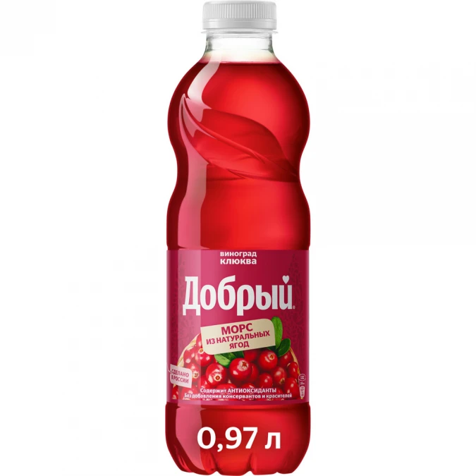 Морс "Добрый" 1,0 л.
